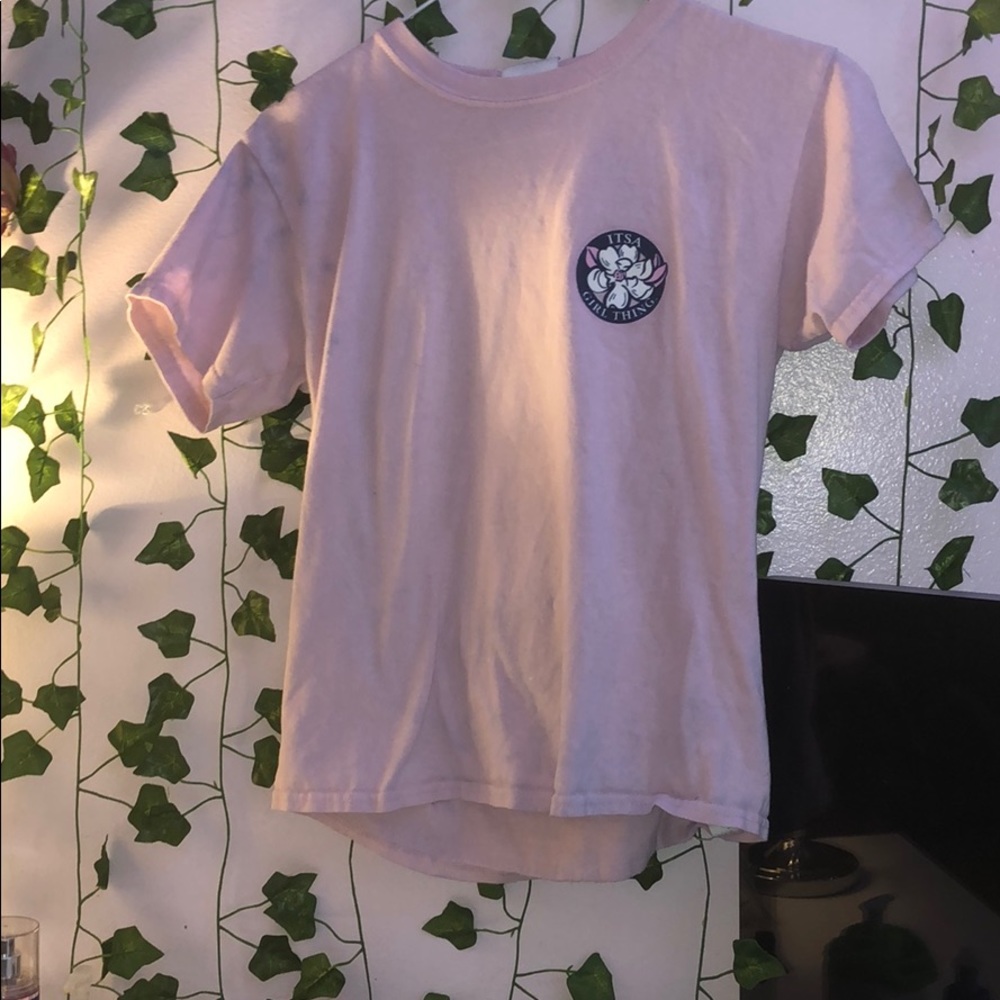 Light pink pug shirt